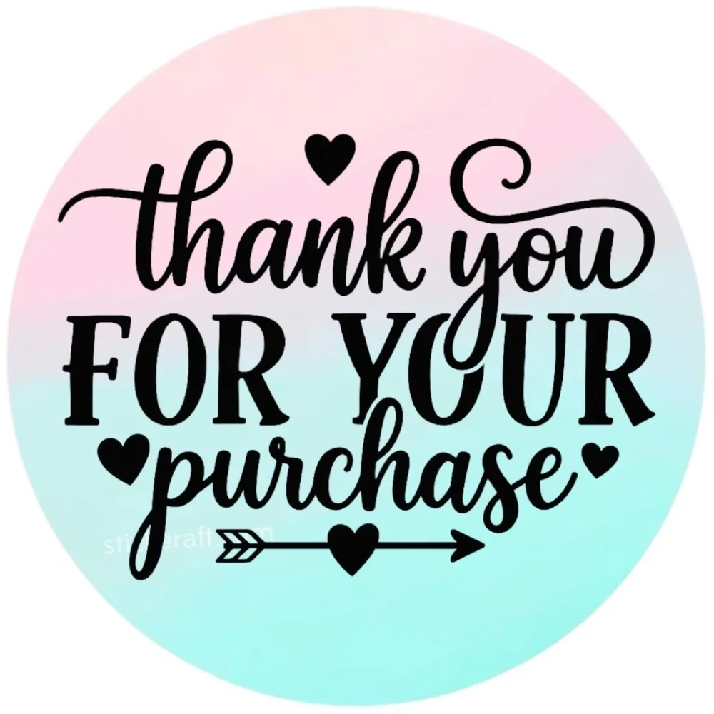 Thank You for Your Purchase Stickers – 2